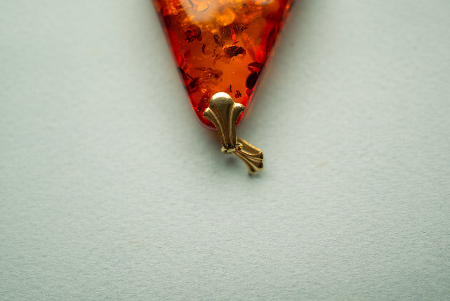 Dazzling large baltic amber pendant