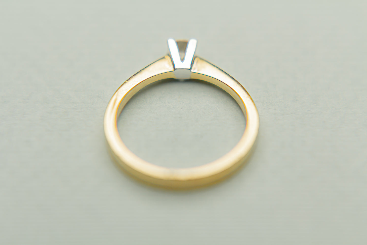 Diamond solitaire ring